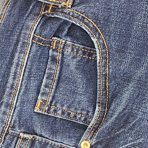 OLD NAVY Women's Boyfriend Skinny Distressed Stretch Blue Jeans -‎ Size 18 - Picture 4 of 11